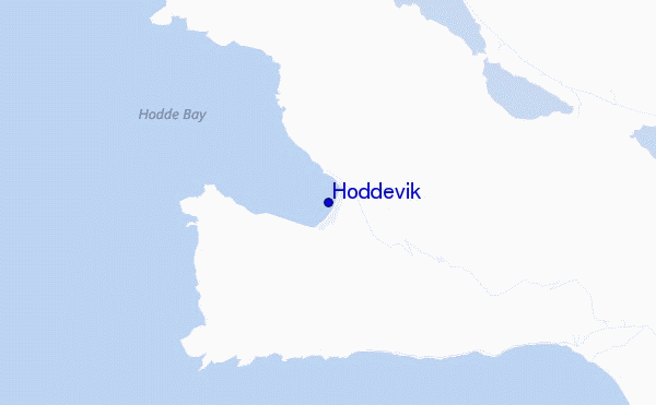 mapa de ubicación de Hoddevik