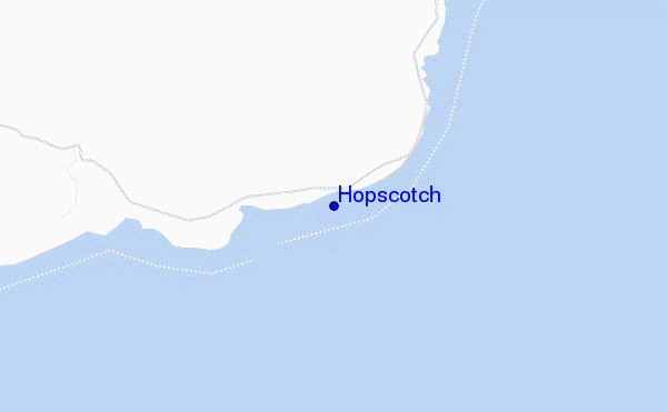 mapa de ubicación de Hopscotch