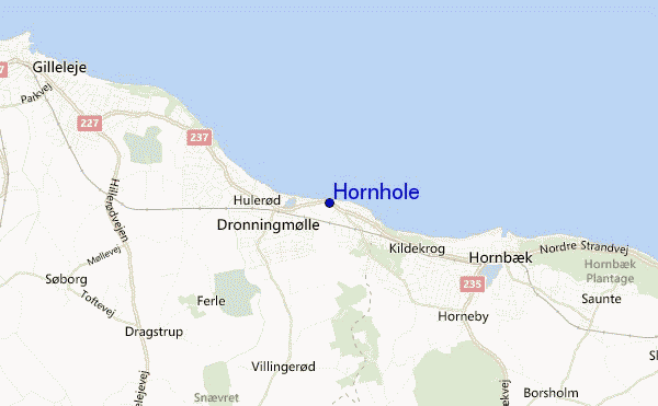 mapa de ubicación de Hornhole
