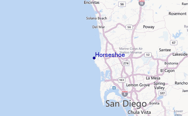 Horseshoe Location Map