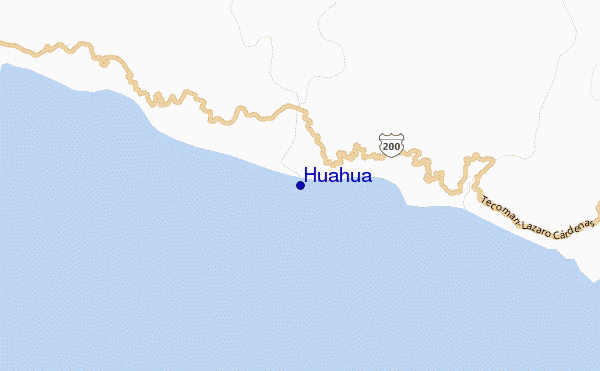mapa de ubicación de Huahua