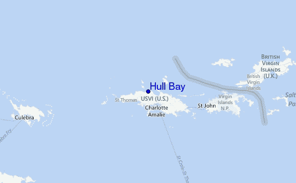 Hull Bay Location Map
