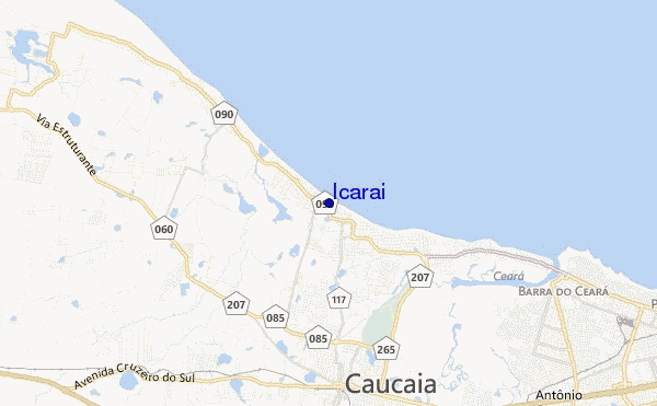 mapa de ubicación de Icarai