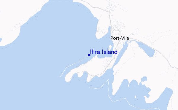 mapa de ubicación de Ifira Island