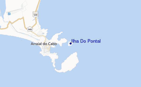 mapa de ubicación de Ilha Do Pontal
