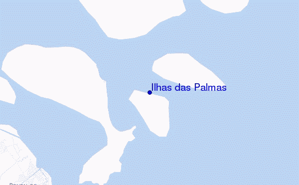 mapa de ubicación de Ilhas das Palmas