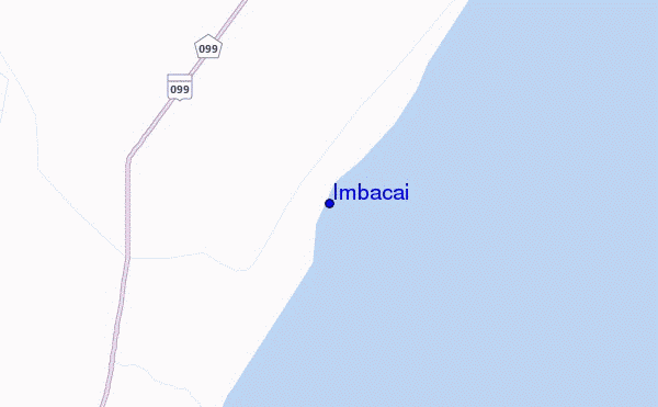 mapa de ubicación de Imbacai