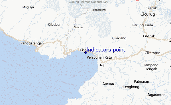 Indicators point Location Map