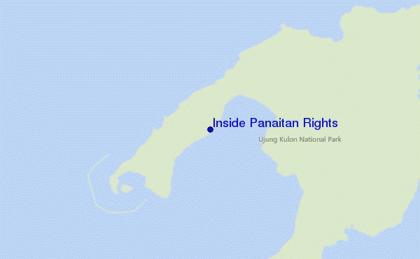 mapa de ubicación de Inside Panaitan Rights