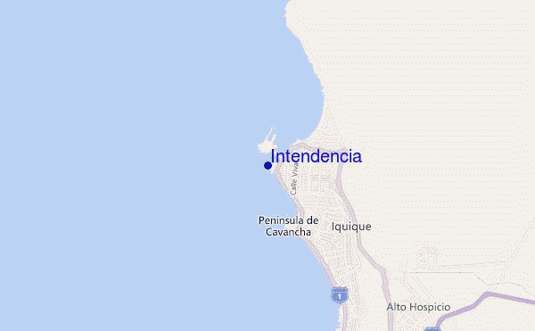 mapa de ubicación de Intendencia