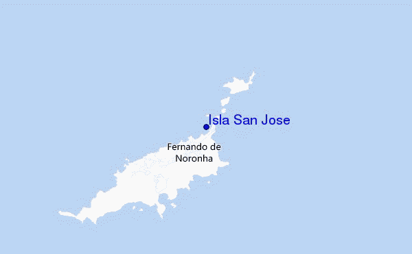 mapa de ubicación de Isla San Jose