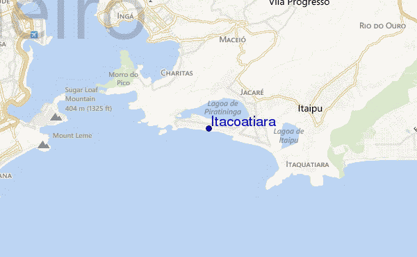 mapa de ubicación de Itacoatiara