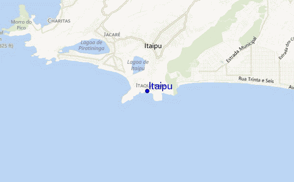 mapa de ubicación de Itaipu