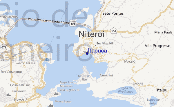 mapa de ubicación de Itapuca