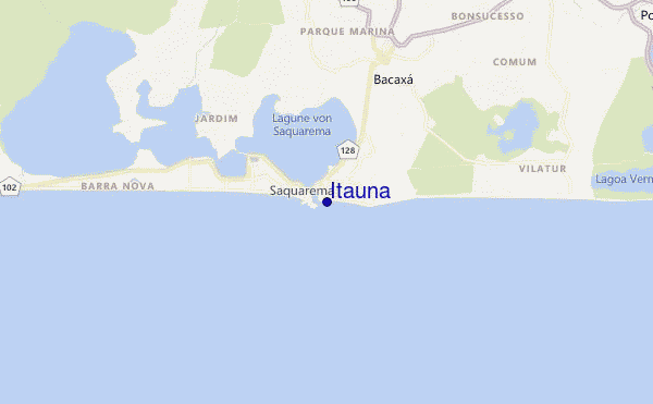 mapa de ubicación de Itaúna