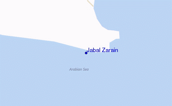 mapa de ubicación de Jabal Zarain