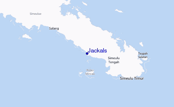 Jackals Location Map