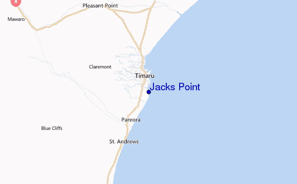Jacks Point Location Map