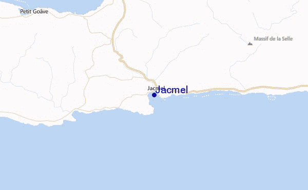 Jacmel Location Map