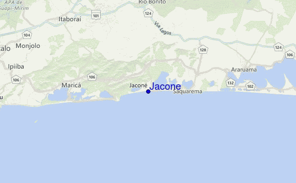 Jaconé Location Map