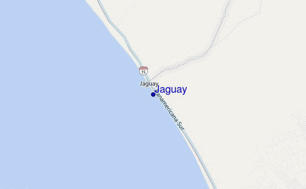 mapa de ubicación de Jaguay