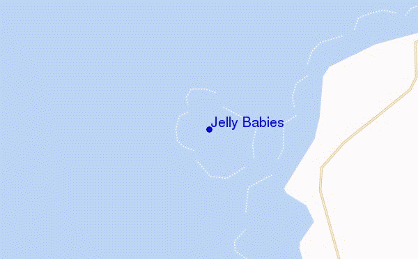 mapa de ubicación de Jelly Babies