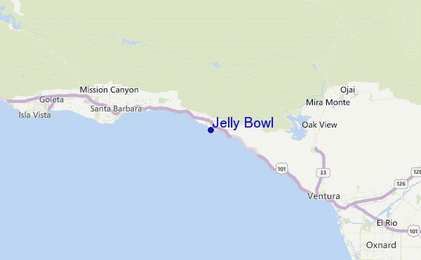 Jelly Bowl Location Map