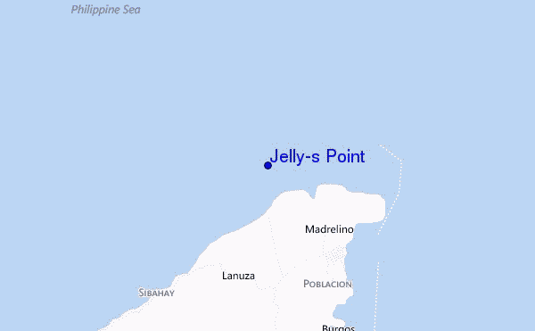 mapa de ubicación de Jelly's Point