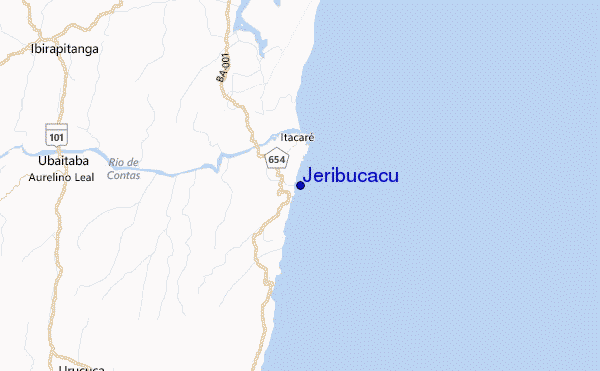 Jeribucacu Location Map