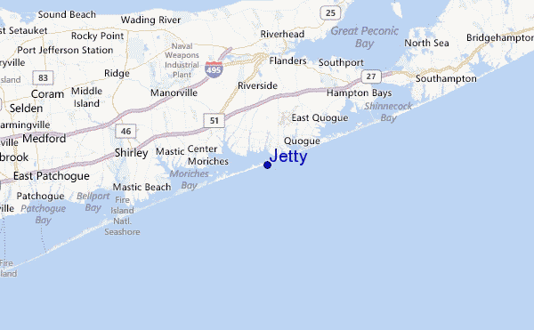 Jetty Location Map