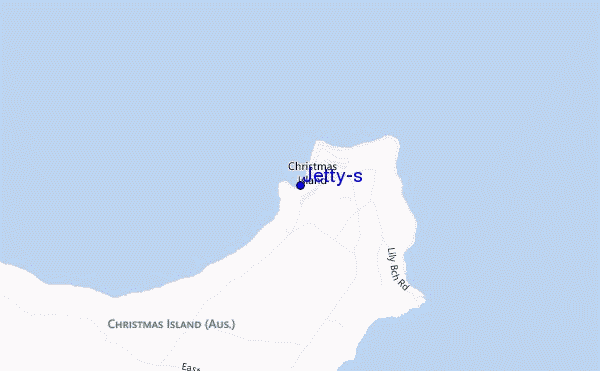 mapa de ubicación de Jetty's