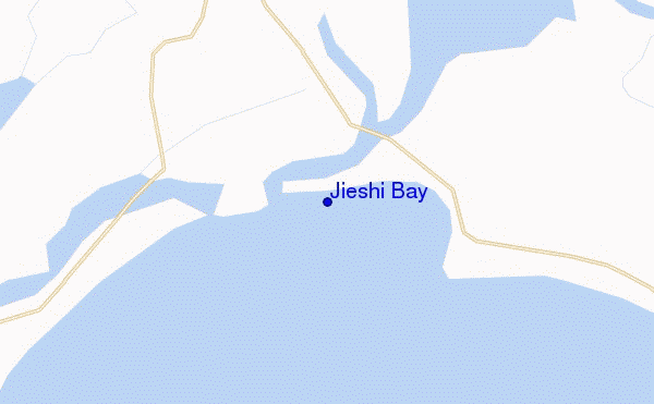 mapa de ubicación de Jieshi Bay