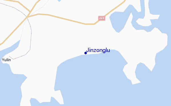 mapa de ubicación de Jinzonglu