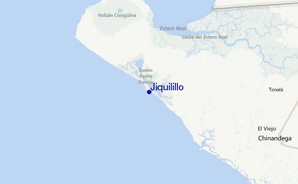 Jiquilillo Location Map