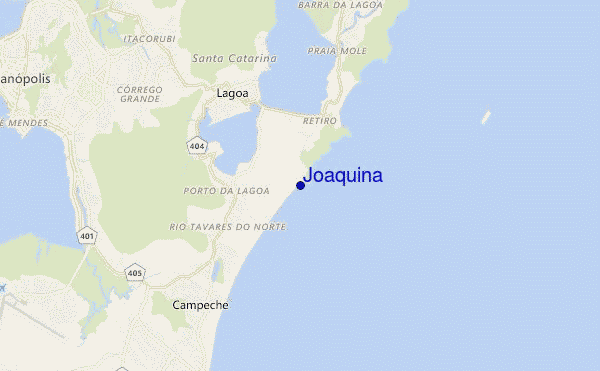 mapa de ubicación de Joaquina