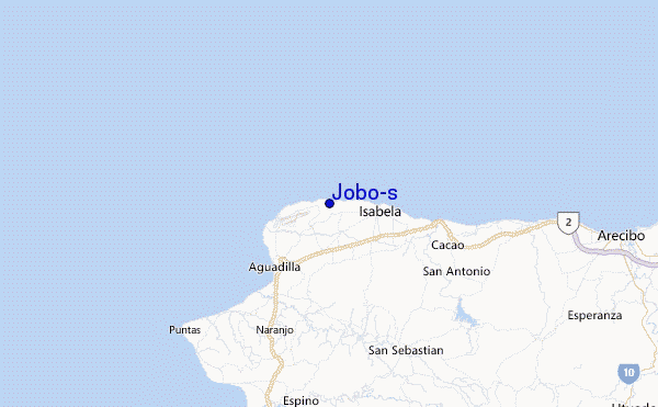 Jobo's Location Map