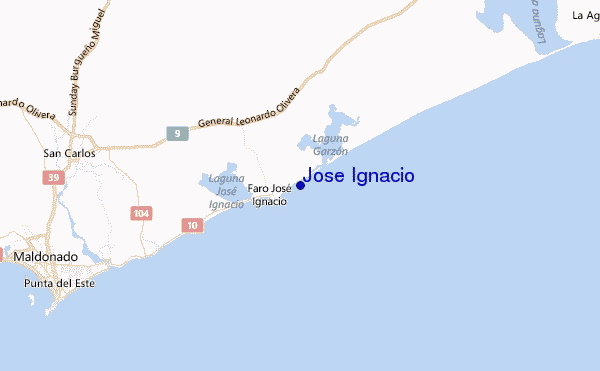 Jose Ignacio Location Map