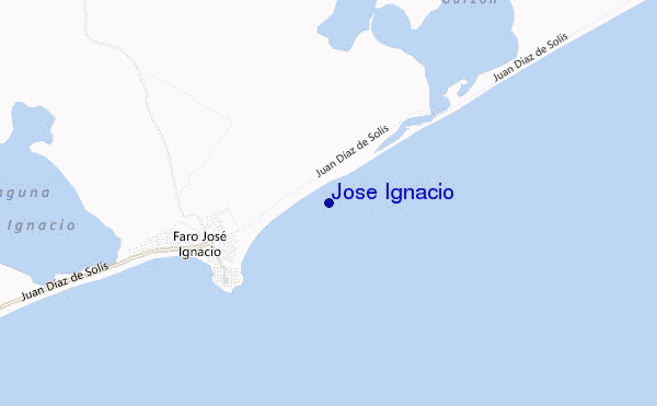 mapa de ubicación de Jose Ignacio