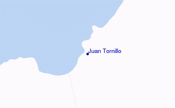 mapa de ubicación de Juan Tornillo
