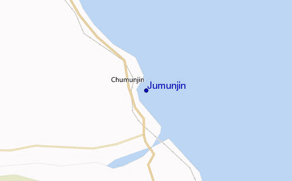 mapa de ubicación de Jumunjin