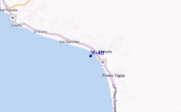 mapa de ubicación de K-40