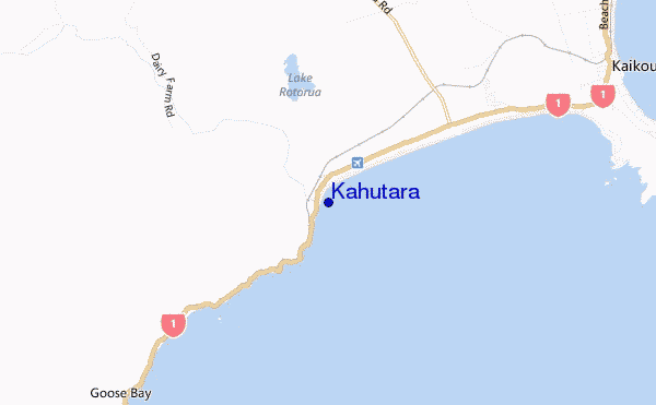 mapa de ubicación de Kahutara