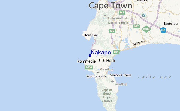 Kakapo Location Map