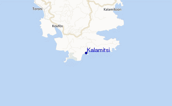 mapa de ubicación de Kalamitsi