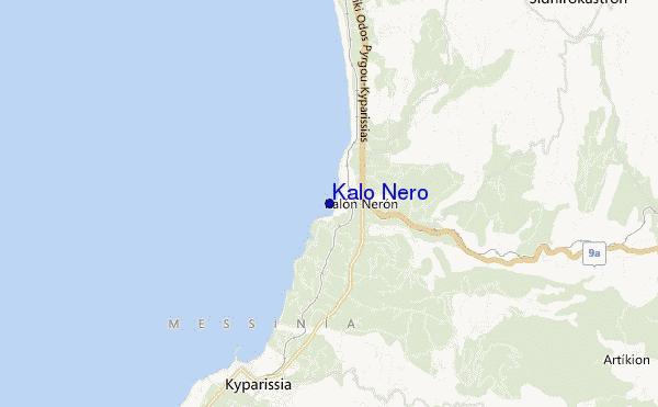 mapa de ubicación de Kalo Nero