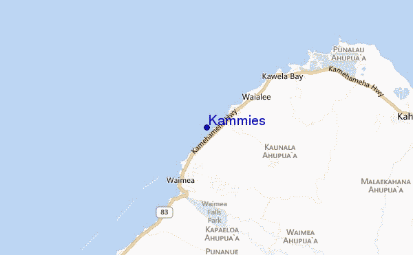 mapa de ubicación de Kammies