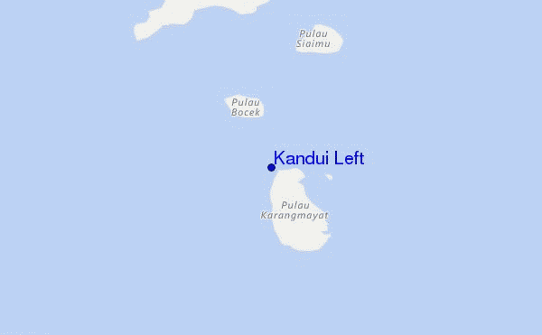 mapa de ubicación de Kandui Left