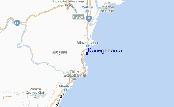 mapa de ubicación de Kanegahama