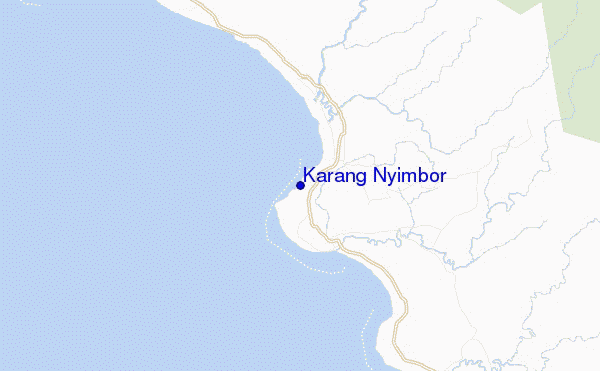 mapa de ubicación de Karang Nyimbor