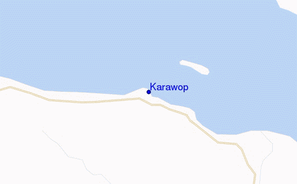 mapa de ubicación de Karawop